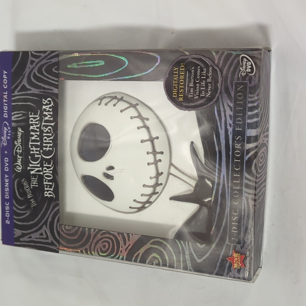 2008 Nightmare before Christmas 2-disc collectors edition. DVD embossed